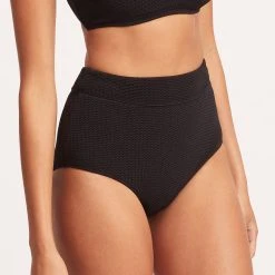 Seafolly Ladies Sea Dive High Waisted Pant 11 Seafolly Ladies Sea Dive High Waisted Pant -Seafolly shop 40558 861 Black 4 9e27ffff 32d6 4e46 bb08 23634d6e437d