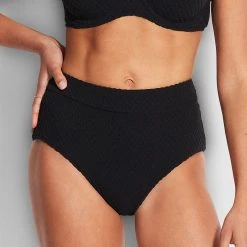 Seafolly Ladies Riviera High Waisted Pant - Black -Seafolly shop 40558 929 Black 3