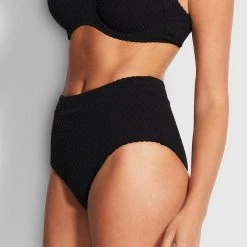 Seafolly Ladies Riviera High Waisted Pant - Black -Seafolly shop 40558 929 Black 4