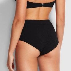 Seafolly Ladies Riviera High Waisted Pant - Black -Seafolly shop 40558 929 Black 5