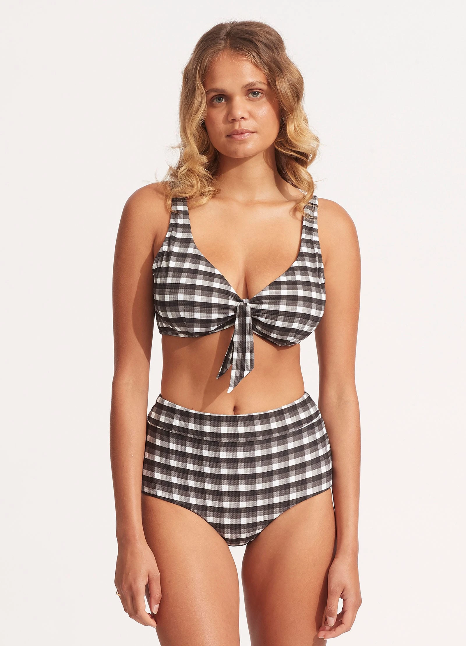 Seafolly Ladies Portofino High Waisted Pant - Black 3 Seafolly Ladies Portofino High Waisted Pant - Black