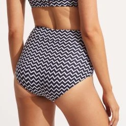 Seafolly Ladies Sienna High Waisted Pant - True Navy -Seafolly shop 40558 976 True 20Navy 5