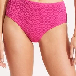 Seafolly Ladies Sea Dive Wide Side Retro 10 Seafolly Ladies Sea Dive Wide Side Retro -Seafolly shop 40586 861 FuchsiaRos 3