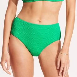Seafolly Ladies Sea Dive Wide Side Retro -Seafolly shop 40586 861 Jade 3