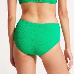 Seafolly Ladies Sea Dive Wide Side Retro -Seafolly shop 40586 861 Jade 5