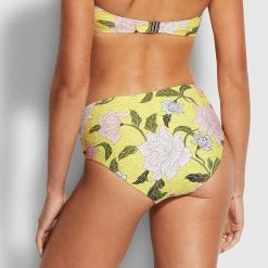 Seafolly Ladies Boheme Wide Side Retro - Lime Light 11 Seafolly Ladies Boheme Wide Side Retro - Lime Light -Seafolly shop 40586 918 Limelight 4