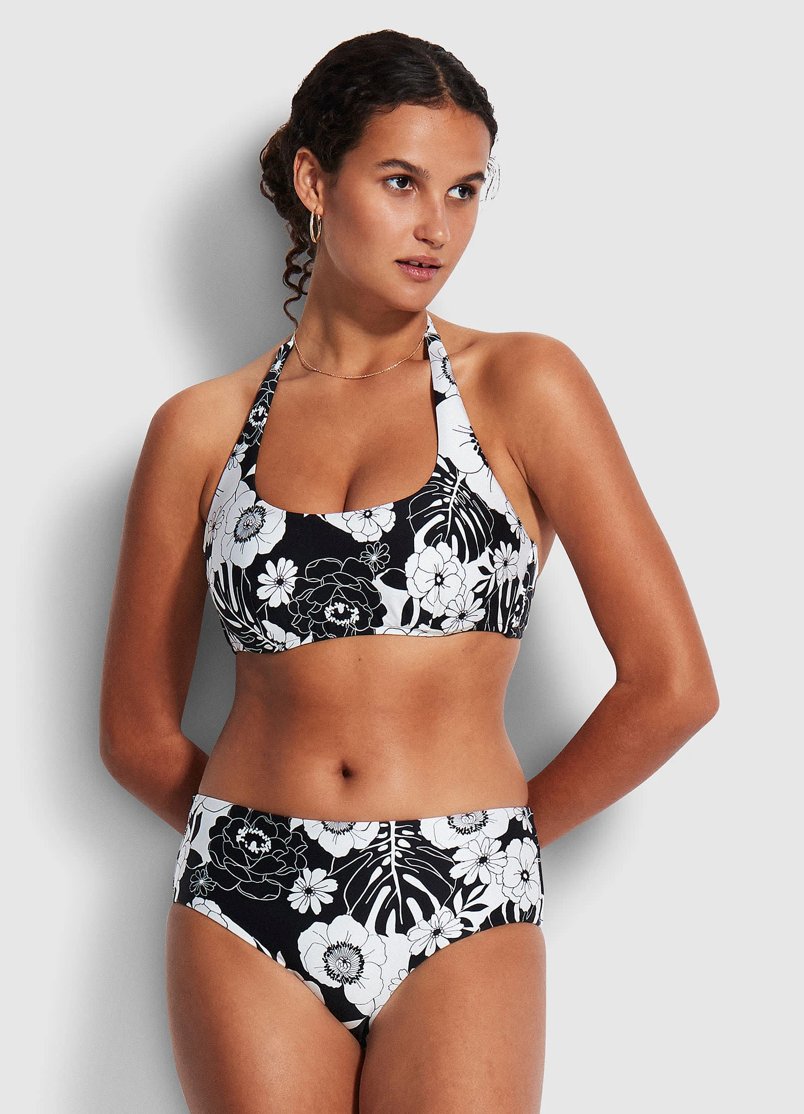 Seafolly Ladies Summer Of Love Wide Side Retro - Black 3 Seafolly Ladies Summer Of Love Wide Side Retro - Black