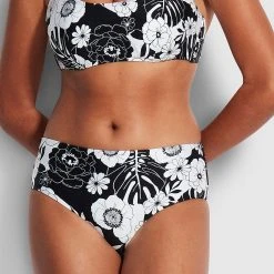 Seafolly Ladies Summer Of Love Wide Side Retro - Black 10 Seafolly Ladies Summer Of Love Wide Side Retro - Black -Seafolly shop 40586 928 Black 3