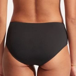Seafolly Ladies Seafolly Collective Wide Side Retro -Seafolly shop 40586 942 Black 5