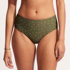 Seafolly Ladies Paradise Garden Wide Side Retro - Avocado Spot 8 Seafolly Ladies Paradise Garden Wide Side Retro - Avocado Spot -Seafolly shop 40586 960 Avocadspot 3