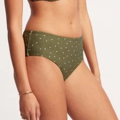 Seafolly Ladies Paradise Garden Wide Side Retro - Avocado Spot 9 Seafolly Ladies Paradise Garden Wide Side Retro - Avocado Spot -Seafolly shop 40586 960 Avocadspot 4