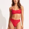 Seafolly Ladies Essentials High Rise Pant - Chilli -Seafolly shop 40609 640 Chilli 1