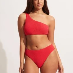 Seafolly Ladies Sea Dive High Rise Pant - Chilli Red -Seafolly shop 40609 861 Chilli 20Red 5