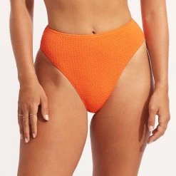Seafolly Ladies Sea Dive High Rise Pant -Seafolly shop 40609 861 SpicyOrang 2