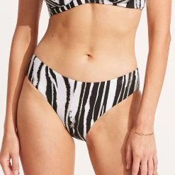 Seafolly Ladies Zahara Retro Pant - Black -Seafolly shop 40633 953 Black 3