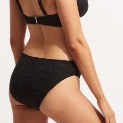 Seafolly Ladies Second Wave Retro Pant - Black -Seafolly shop 40633 968 Black 5