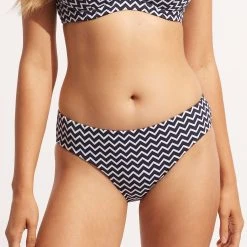 Seafolly Ladies Sienna Retro Pant - True Navy -Seafolly shop 40633 976 True 20Navy 3