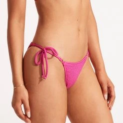 Seafolly Ladies Sea Dive Tie Side Rio Pant -Seafolly shop 40651 861 FuchsiaRos 4