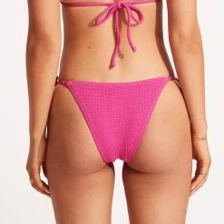 Seafolly Ladies Sea Dive Tie Side Rio Pant -Seafolly shop 40651 861 FuchsiaRos 5
