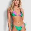 Seafolly Ladies Full Bloom Tie Side Rio Pant - Jade -Seafolly shop 40651 932 Jade 1
