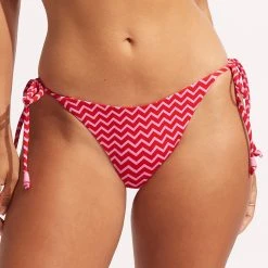 Seafolly Ladies Sienna Tie Side Rio Pant - Chilli Red 11 Seafolly Ladies Sienna Tie Side Rio Pant - Chilli Red -Seafolly shop 40651 976 Chilli 20Red 3