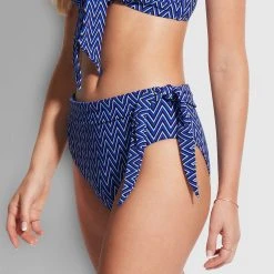Seafolly Ladies Cleo Pant With Side Tie - Indigo -Seafolly shop 40656 874 Indigo 3