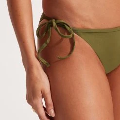 Seafolly Ladies Seafolly Collective Hipster Tie Side - Avocado -Seafolly shop 40659 942 Avocado 6