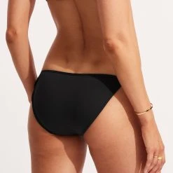 Seafolly Ladies Seafolly Collective Hipster Tie Side - Black -Seafolly shop 40659 942 Black 5