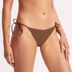 Seafolly Ladies Seafolly Collective Hipster Tie Side - Tiramisu -Seafolly shop 40659 942 Tiramisu 4