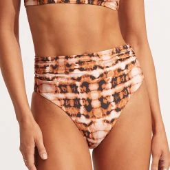 Seafolly Ladies High Tide Roll Top Rio - Copper Tan 10 Seafolly Ladies High Tide Roll Top Rio - Copper Tan -Seafolly shop 40665 979 Copper 20Tan 3