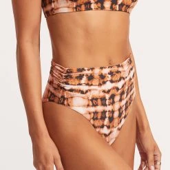 Seafolly Ladies High Tide Roll Top Rio - Copper Tan 11 Seafolly Ladies High Tide Roll Top Rio - Copper Tan -Seafolly shop 40665 979 Copper 20Tan 4