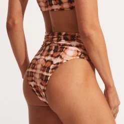 Seafolly Ladies High Tide Roll Top Rio - Copper Tan 12 Seafolly Ladies High Tide Roll Top Rio - Copper Tan -Seafolly shop 40665 979 Copper 20Tan 5