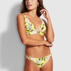 Seafolly Ladies Boheme Hipster - Lime Light