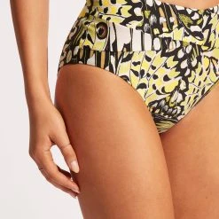 Seafolly Ladies Take Flight High Waisted Pant - Wild Lime -Seafolly shop 40673 914 Wild 20Lime 7