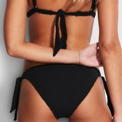 Seafolly Ladies Riviera Hipster Tie Side - Black -Seafolly shop 40678 929 Black 5