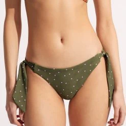 Seafolly Ladies Paradise Garden Hipster Tie Side - Avocado Spot 10 Seafolly Ladies Paradise Garden Hipster Tie Side - Avocado Spot -Seafolly shop 40678 960 Avocadspot 3