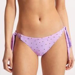 Seafolly Ladies Paradise Garden Hipster Tie Side - Lilac Spot 10 Seafolly Ladies Paradise Garden Hipster Tie Side - Lilac Spot -Seafolly shop 40678 960 Lilac 20Spot 3