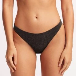 Seafolly Ladies Poolside High Cut Rio - Sepia -Seafolly shop 40682 959 Sepia 3
