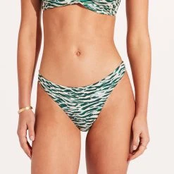 Seafolly Ladies Wild At Heart High Cut Rio - Evergreen 9 Seafolly Ladies Wild At Heart High Cut Rio - Evergreen -Seafolly shop 40682 988 Evergreen 3