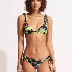 Seafolly Ladies Lemoncello Tie-Side Pant - Black