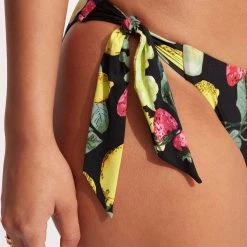 Seafolly Ladies Lemoncello Tie-Side Pant - Black -Seafolly shop 40683 945 Black 6