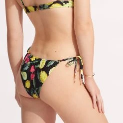 Seafolly Ladies Lemoncello Drawstringtie Side Rio Pant - Black 15 Seafolly Ladies Lemoncello Drawstringtie Side Rio Pant - Black -Seafolly shop 40687 945 Black 6