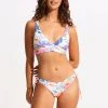 Seafolly Ladies Under The Sea Tie Side Bikini Bottom - White 1 Seafolly Ladies Under The Sea Tie Side Bikini Bottom - White -Seafolly shop 40692 061 White 4