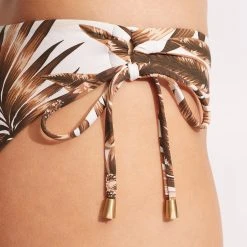 Seafolly Ladies Island In The Sun Loop Tie Side Pant - Ecru -Seafolly shop 40692 946 Ecru 6