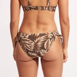 Seafolly Ladies Island In The Sun Loop Tie Side Pant - Tiramisu -Seafolly shop 40692 946 Tiramisu 4