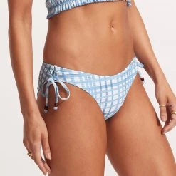 Seafolly Ladies Amalfi Check Loop Tie Side Hipster - Amalfi Blue 11 Seafolly Ladies Amalfi Check Loop Tie Side Hipster - Amalfi Blue -Seafolly shop 40692 951 AmalfiBlue 4