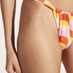 Seafolly Ladies Modern Take Rio Bikini Bottom - Mandarin -Seafolly shop 40693 021 Mandarin 7
