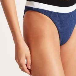 Seafolly Ladies Slice Of Splice High Waisted Bikini Bottom - Ultramarine 11 Seafolly Ladies Slice Of Splice High Waisted Bikini Bottom - Ultramarine -Seafolly shop 40697 990 Ultramarin 7