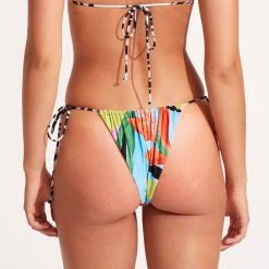 Seafolly Ladies Tropfest Reversible Drawstring Rio Pant - Aquamarine 22 Seafolly Ladies Tropfest Reversible Drawstring Rio Pant - Aquamarine -Seafolly shop 40699 978 Aquamarine 10