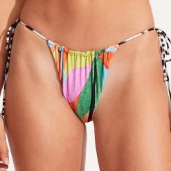 Seafolly Ladies Tropfest Reversible Drawstring Rio Pant - Aquamarine 16 Seafolly Ladies Tropfest Reversible Drawstring Rio Pant - Aquamarine -Seafolly shop 40699 978 Aquamarine 4